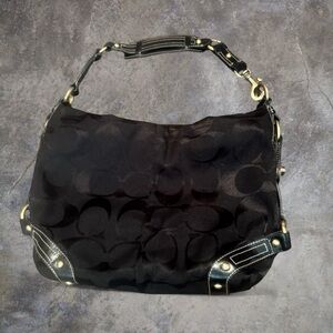 Vintage black coach bag